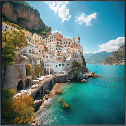 AMALFI COASTLINE III | Pansy Art