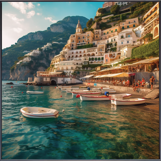 AMALFI COASTLINE II | Pansy Art
