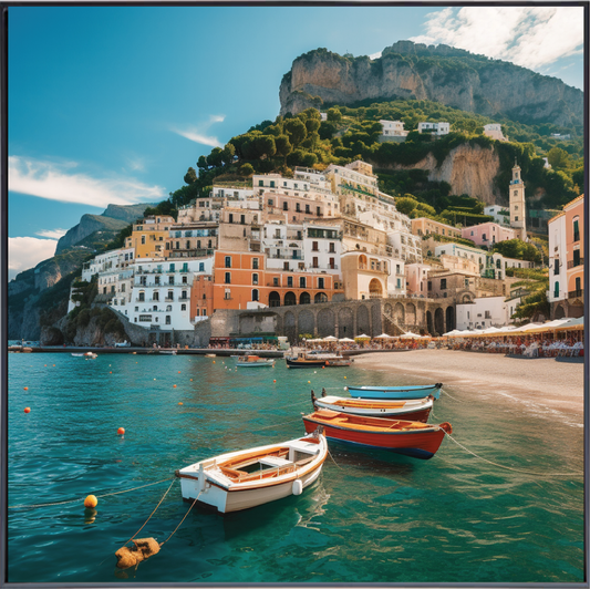 AMALFI COASTLINE I | Pansy Art