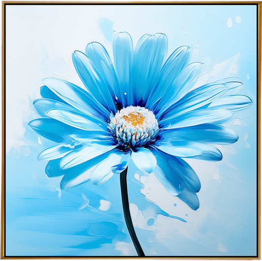 BLUE GERBERA II | Pansy Art