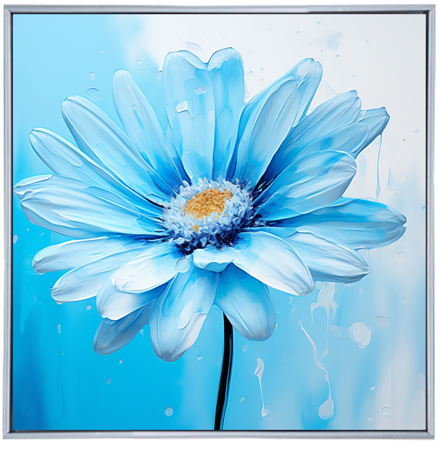 BLUE GERBERA I