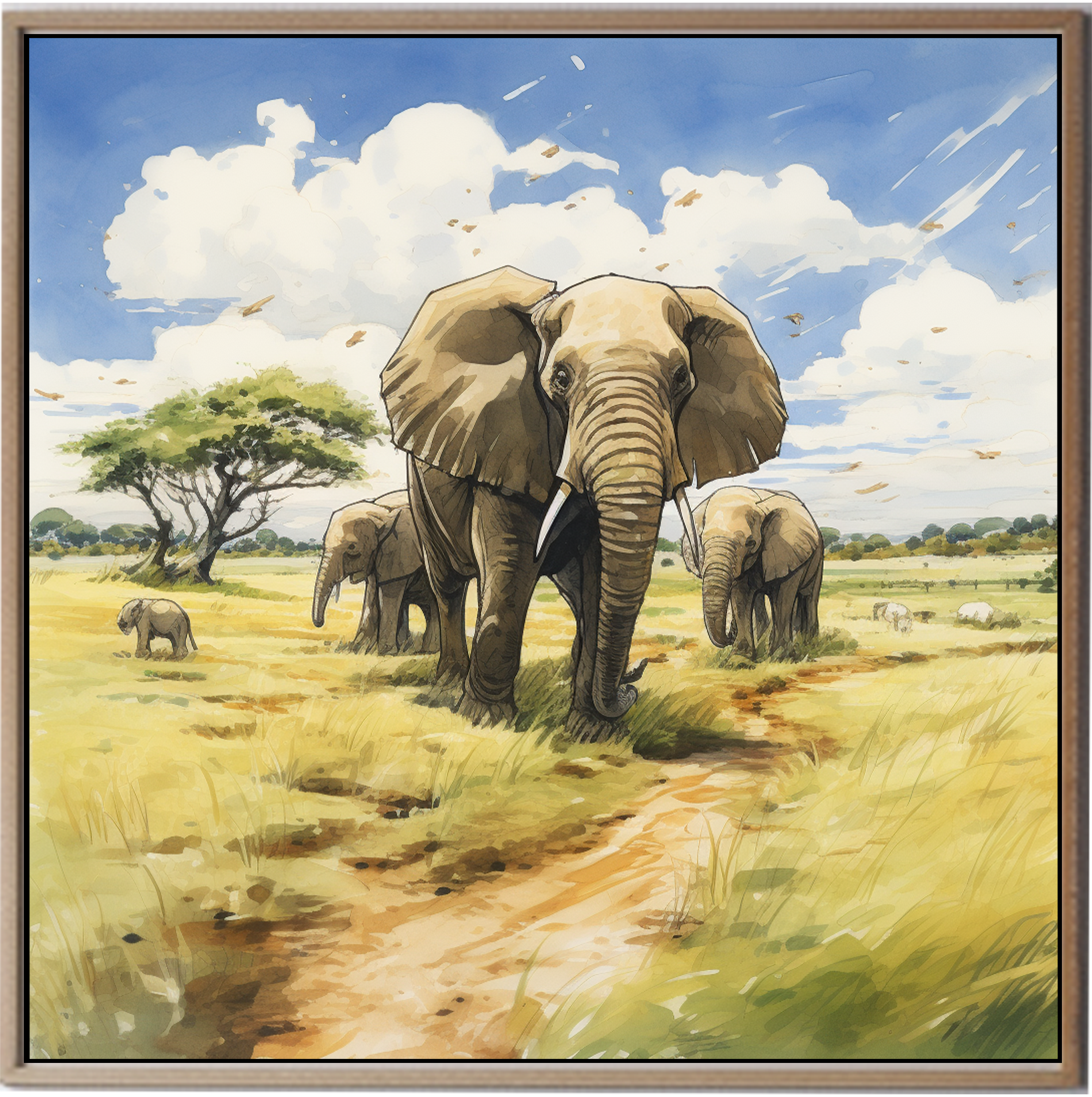 Giant Dusty Elephant