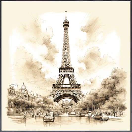 Eiffel Tower Canvas Art | Canvas Prints – Australian Structure Art Collection