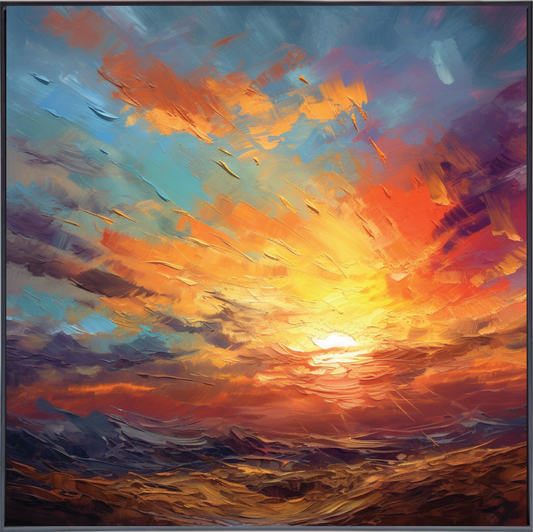 Flaming Heavens | Abstract Art Prints in Australia