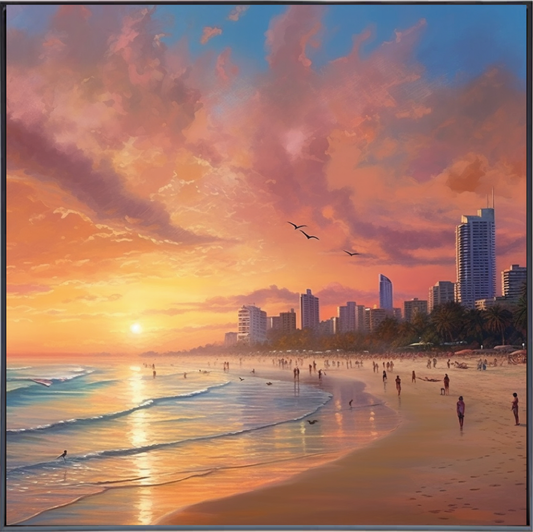 GOLDEN HOUR III | Pansy Art