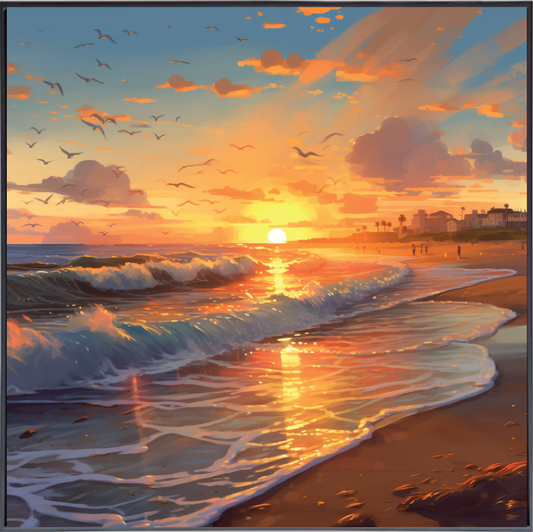 GOLDEN HOUR II | Pansy Art