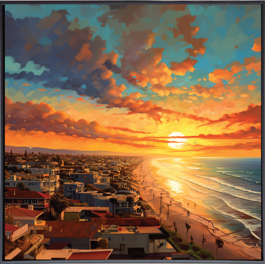 GOLDEN HOUR I | Pansy Art