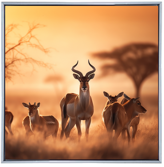 GOLDEN SAVANNAH I | Australian Animal Artwork for Every Style and Space