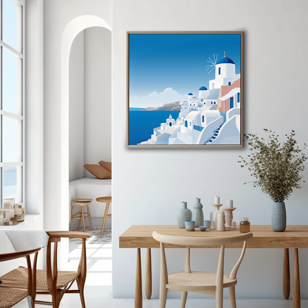 Greek Wall Art Painting