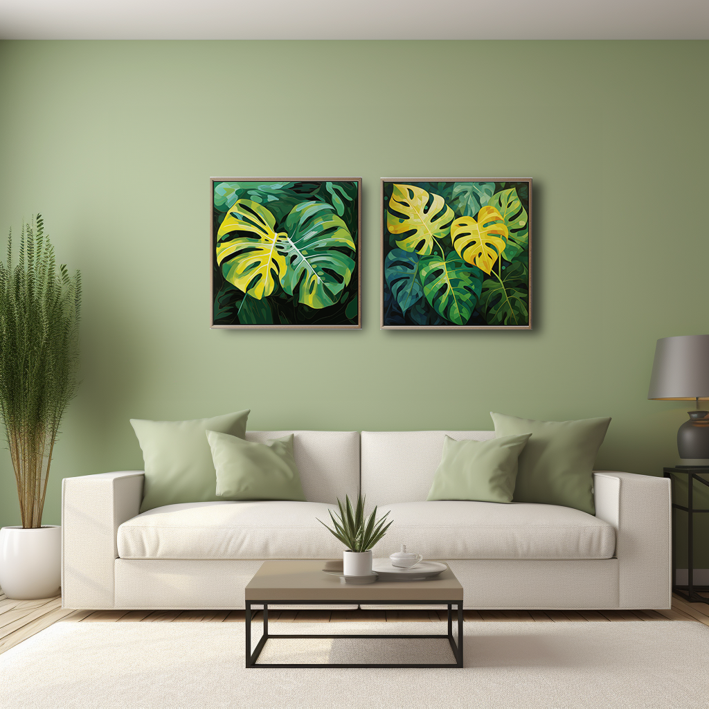 Green Leaf Wall Art