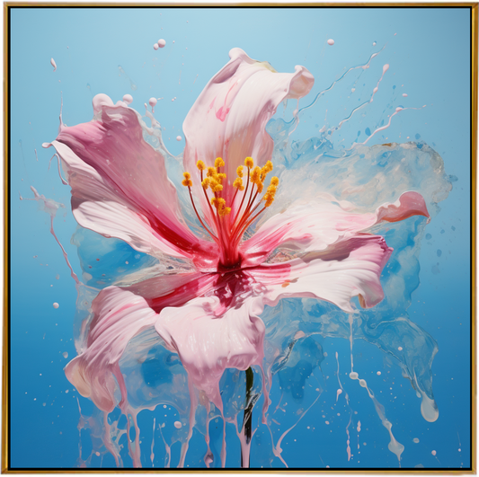 HIBISCUS | Floral Wall Decal Australia – Beautiful Flower Art for Your Walls