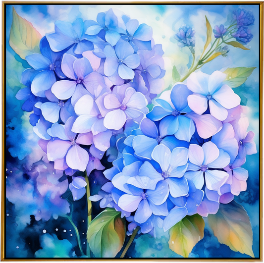 HYDRANGEA II | Floral Wall Decal Australia – Beautiful Flower Art for Your Walls