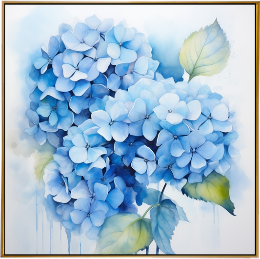 HYDRANGEA I | Floral Wall Decal Australia – Beautiful Flower Art for Your Walls