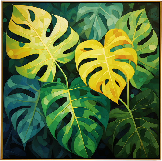 MONSTERA II | Floral Wall Decal Australia – Beautiful Flower Art for Your Walls