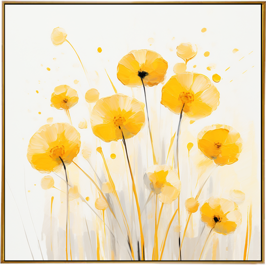 POPPY II | Floral Wall Decal Australia – Beautiful Flower Art for Your Walls