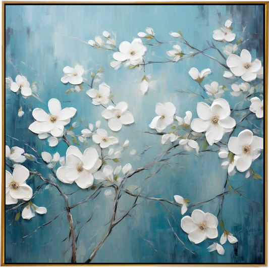 SAKURA II | Floral Wall Decal Australia – Beautiful Flower Art for Your Walls