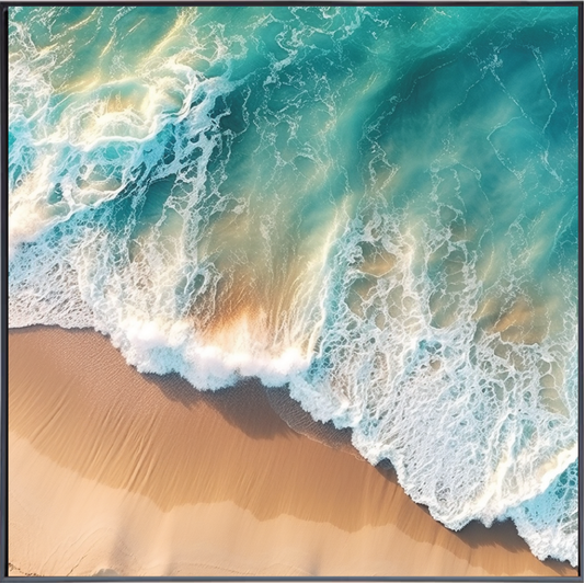 SAND N BLUE WATER I | Pansy Art