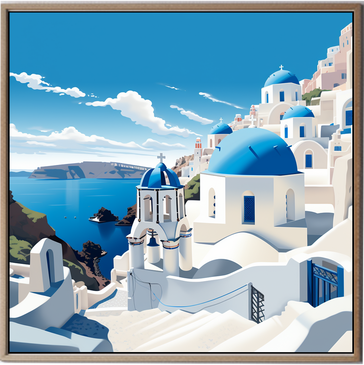 Santorini Art