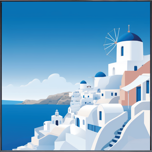 SANTORINI IV | Pansy Art