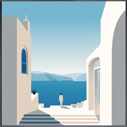 SANTORINI I | Pansy Art