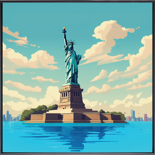 STATUE OF LIBERTY | Canvas Prints – Australian Structure Art Collection