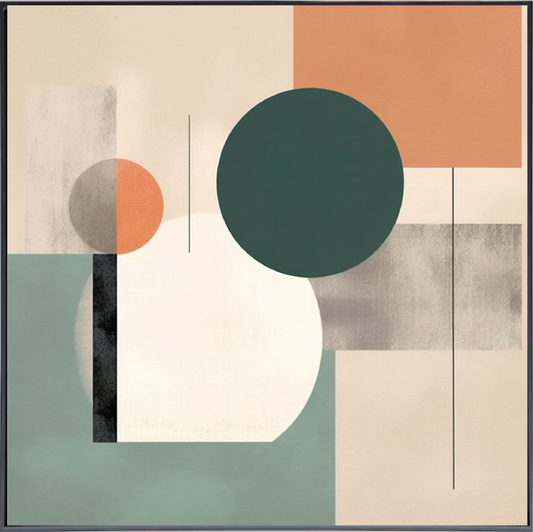 STRUCTURED SILENCE I | Australian Geometric Wall Art Prints