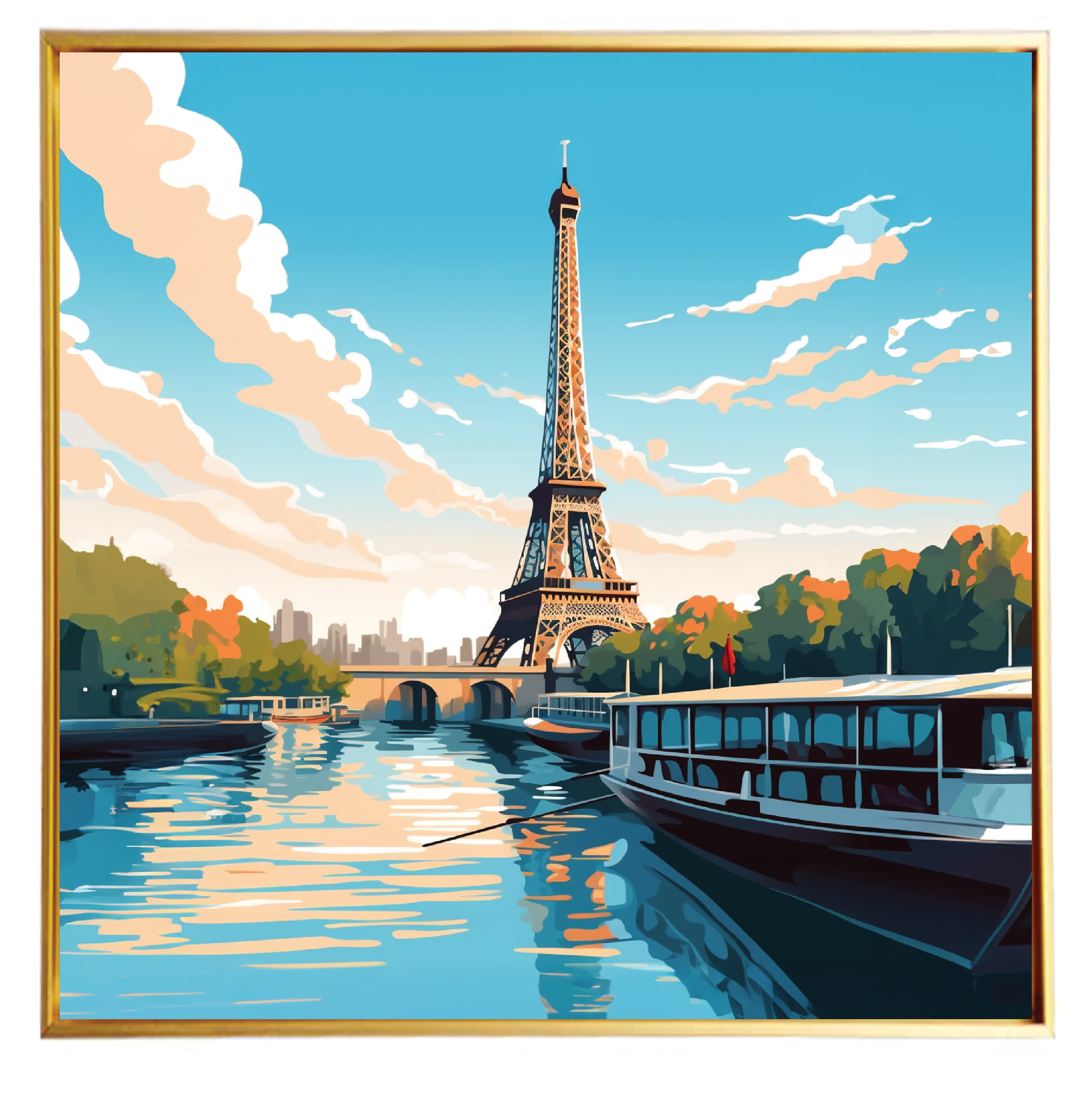 EIFFEL TOWER | Pansy Art